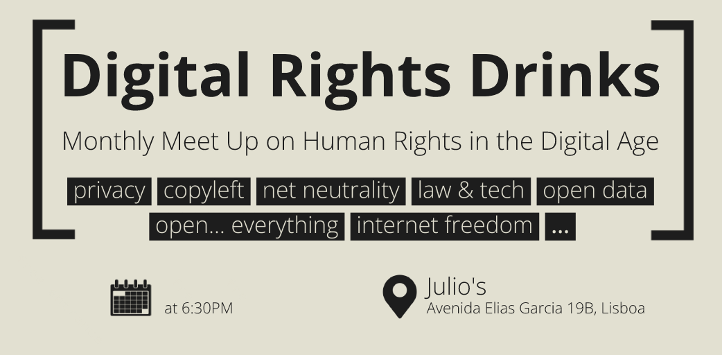 Cartaz com a informação destes encontros