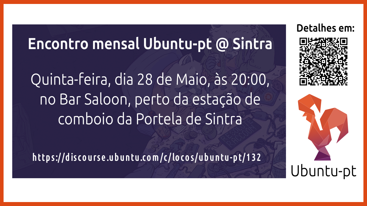 Cartaz com a informação do encontro