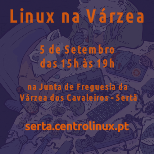 Cartaz com a informação